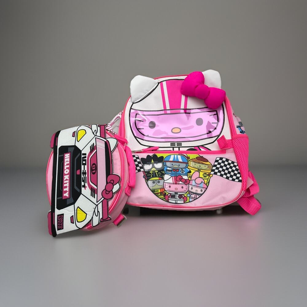 Hello Kitty Race Car Back Pack - Picture 4 of 4